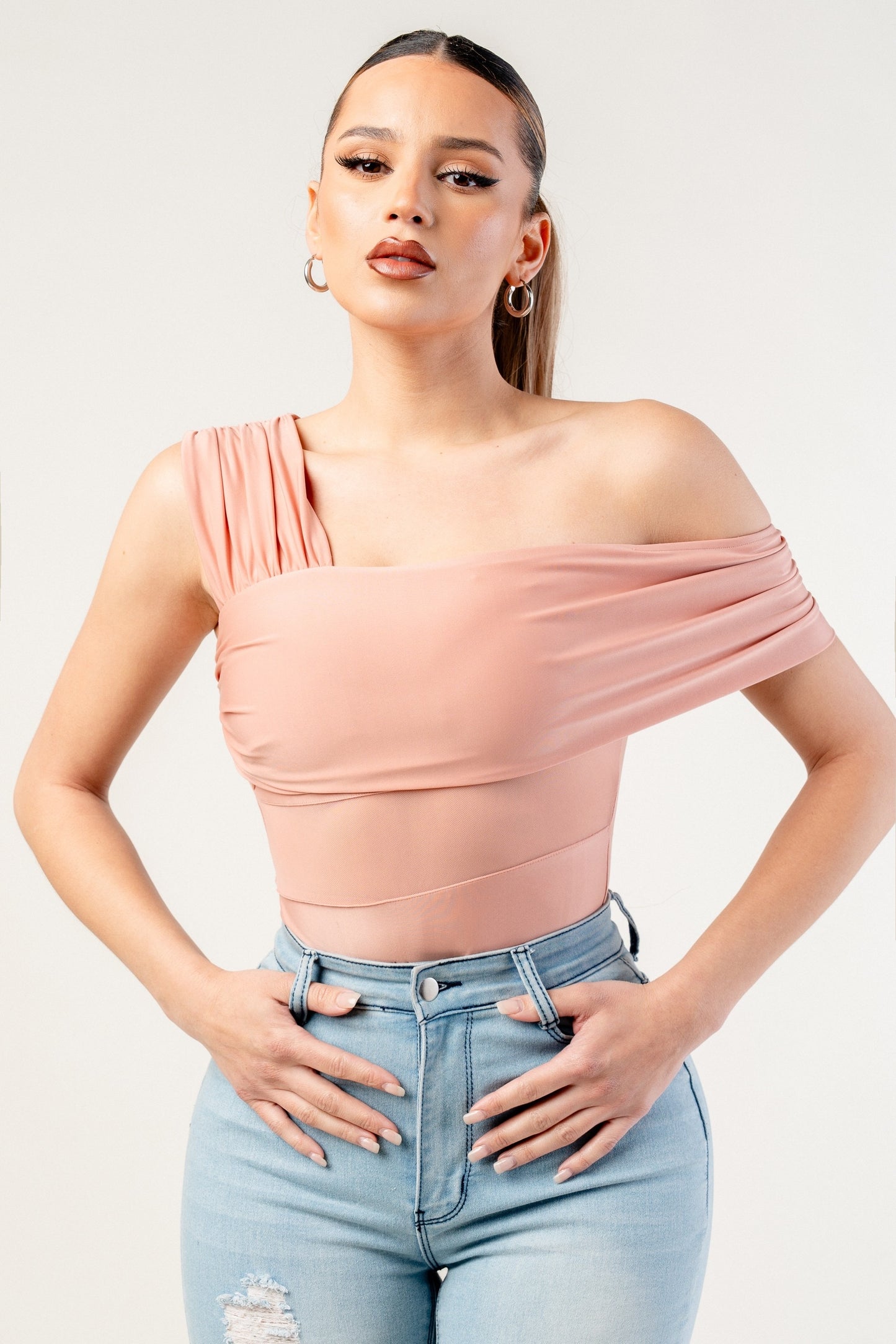 CRYSTAL KNIT BODYSUIT