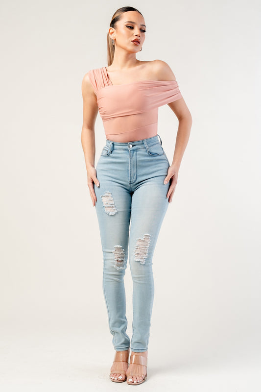 CRYSTAL KNIT BODYSUIT