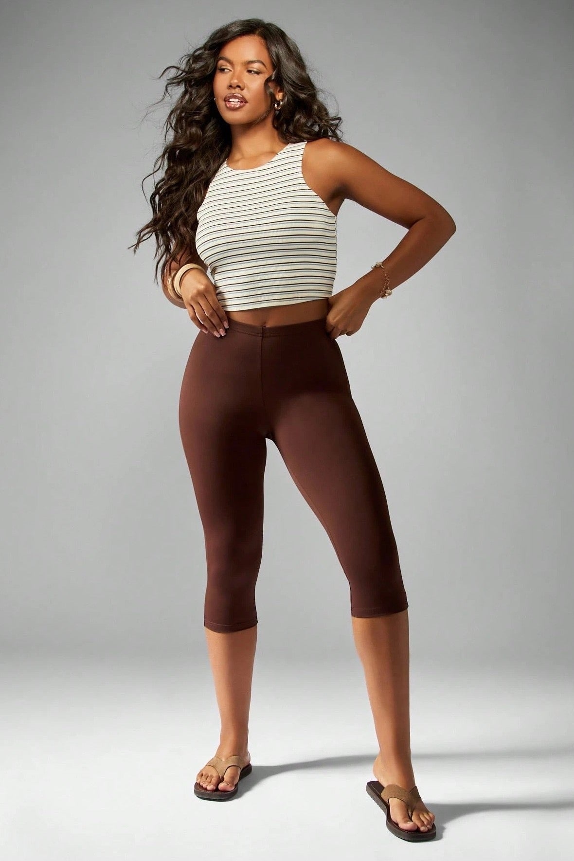 High Waist Capri Leggings