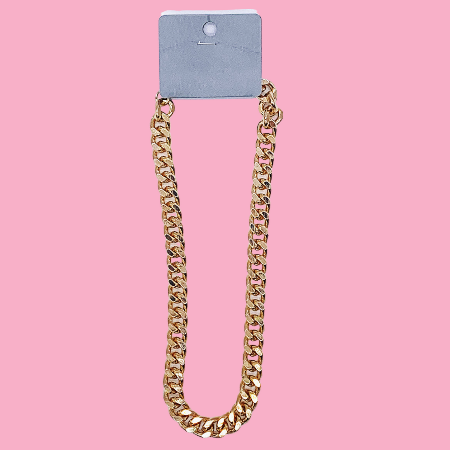 Short, Heavy & Chunky Twisted Chain Necklace